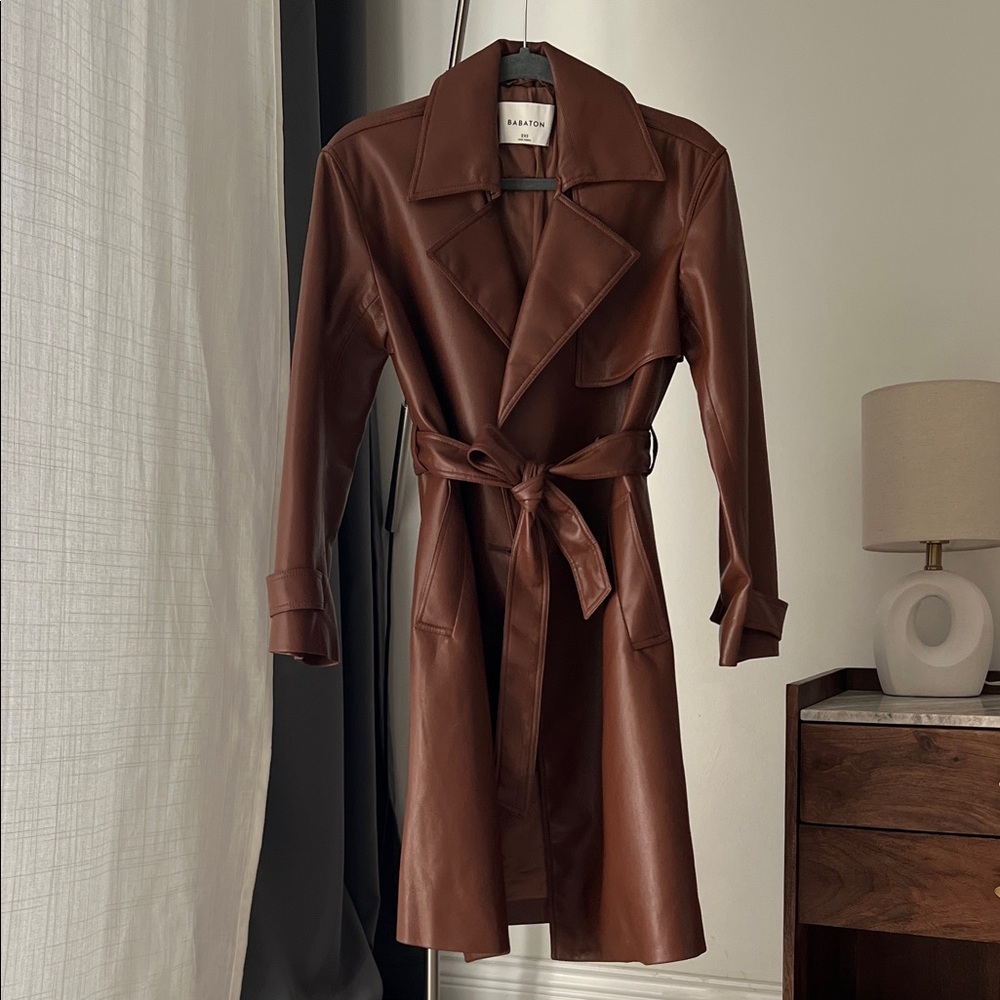 Babaton Tabloid Trench Coat - Picture 2 of 8